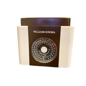 Vintage Williams Sonoma Kitchen Food Scale Made in France 10 lb Brown Cream